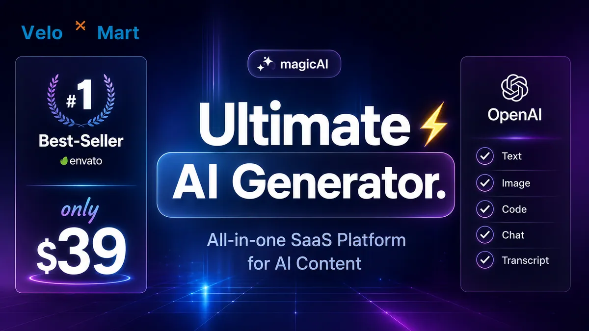MagicAI - AI Content Generator Platform