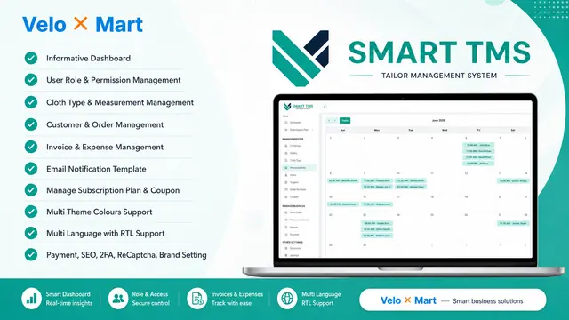 SmartTailor - Tailoring & Fashion Management