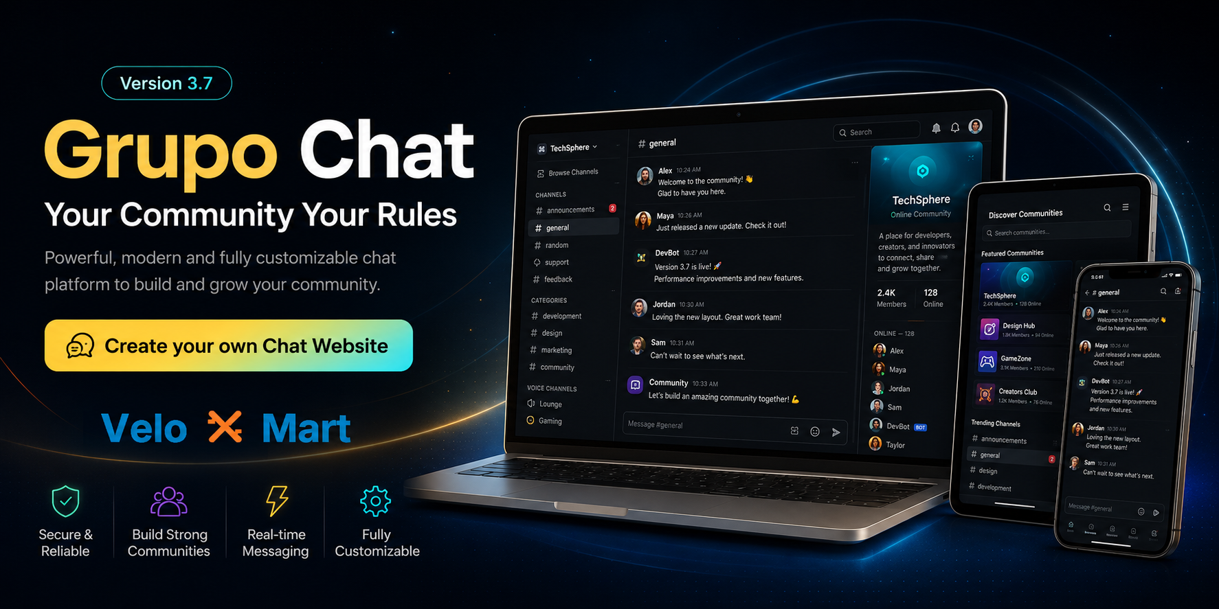 GrupoChat - Group Messaging Platform