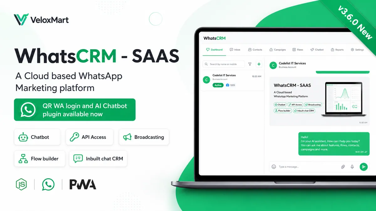 WhatsCRM - WhatsApp CRM & Marketing Platform