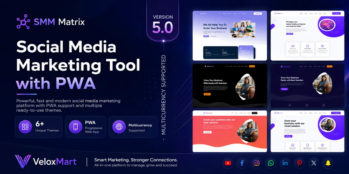 SMM Matrix - Social Media Marketing Platform
