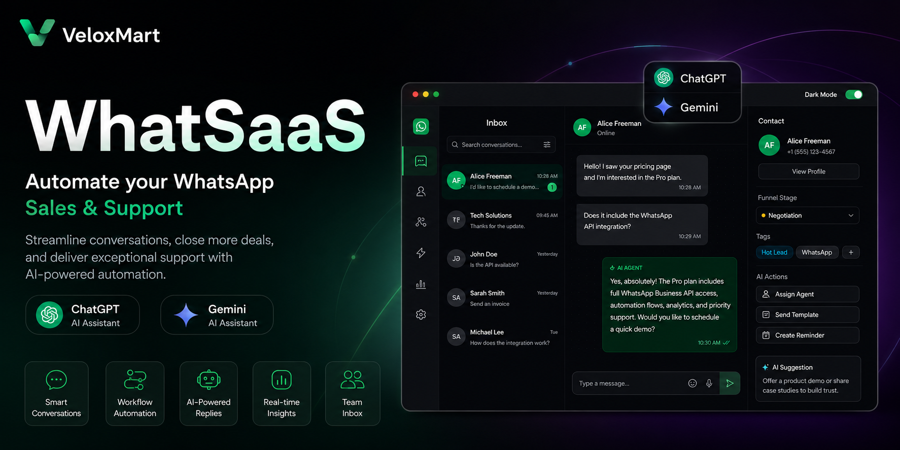 WhatSaaS - WhatsApp Automation SaaS Platform