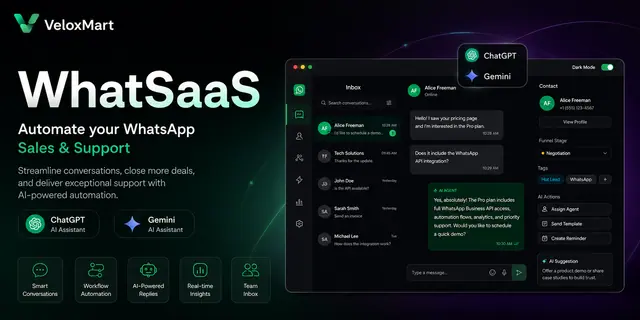 WhatSaaS - WhatsApp Automation SaaS Platform