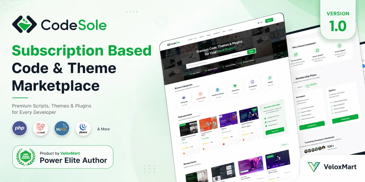 CodeSole - Digital Products Marketplace