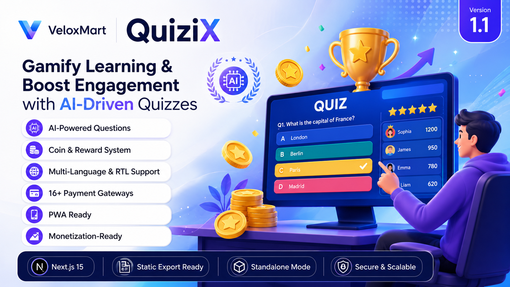 Quizix - Quiz Builder & Survey SaaS
