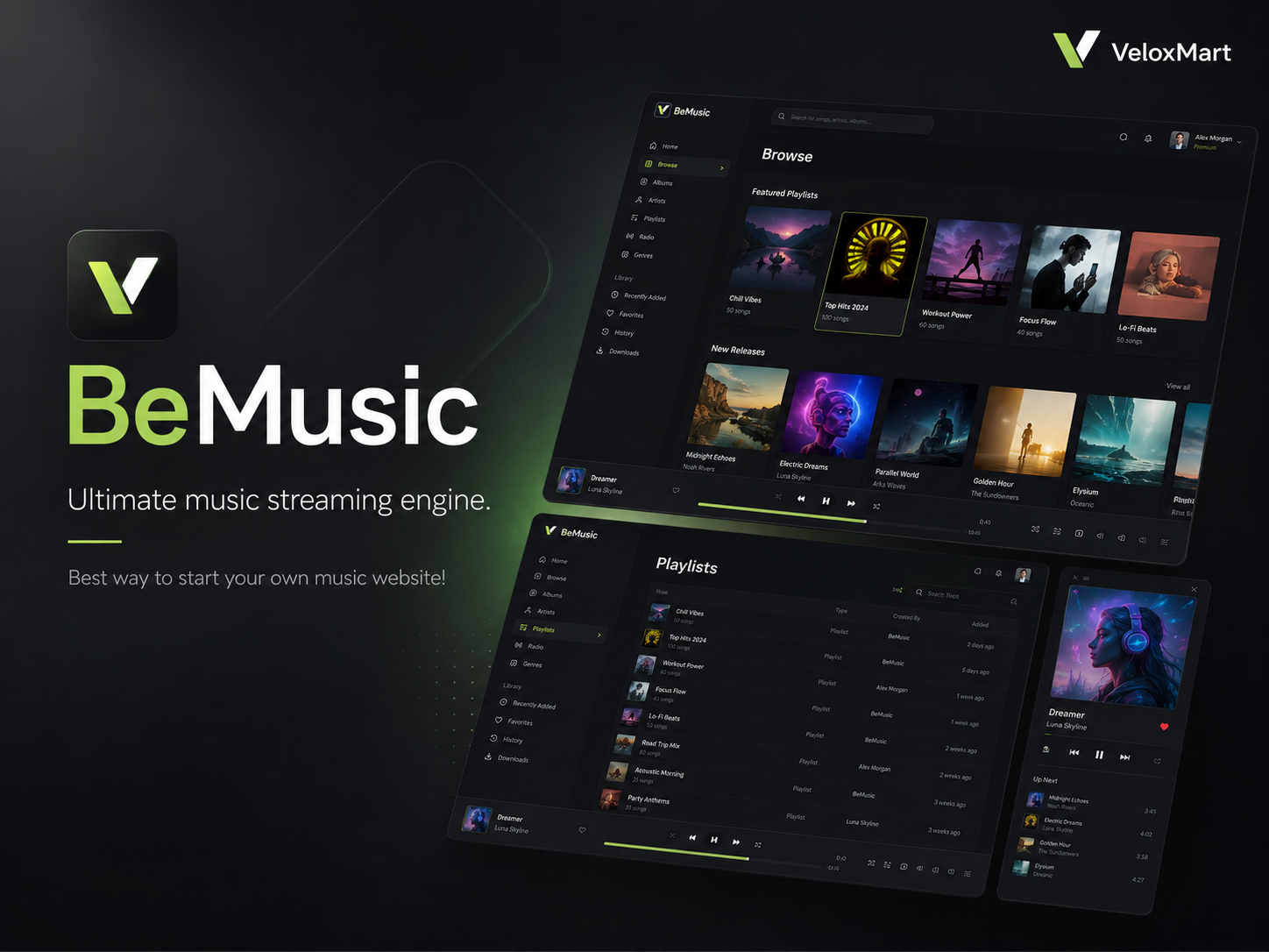 BeMusic - Online Music Streaming Platform