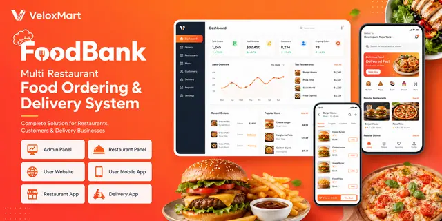 FoodBank - Food Ordering & Delivery Platform