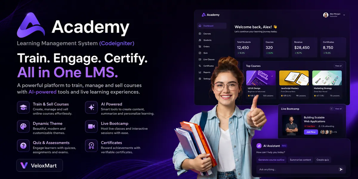 Academy LMS - Learning Management System