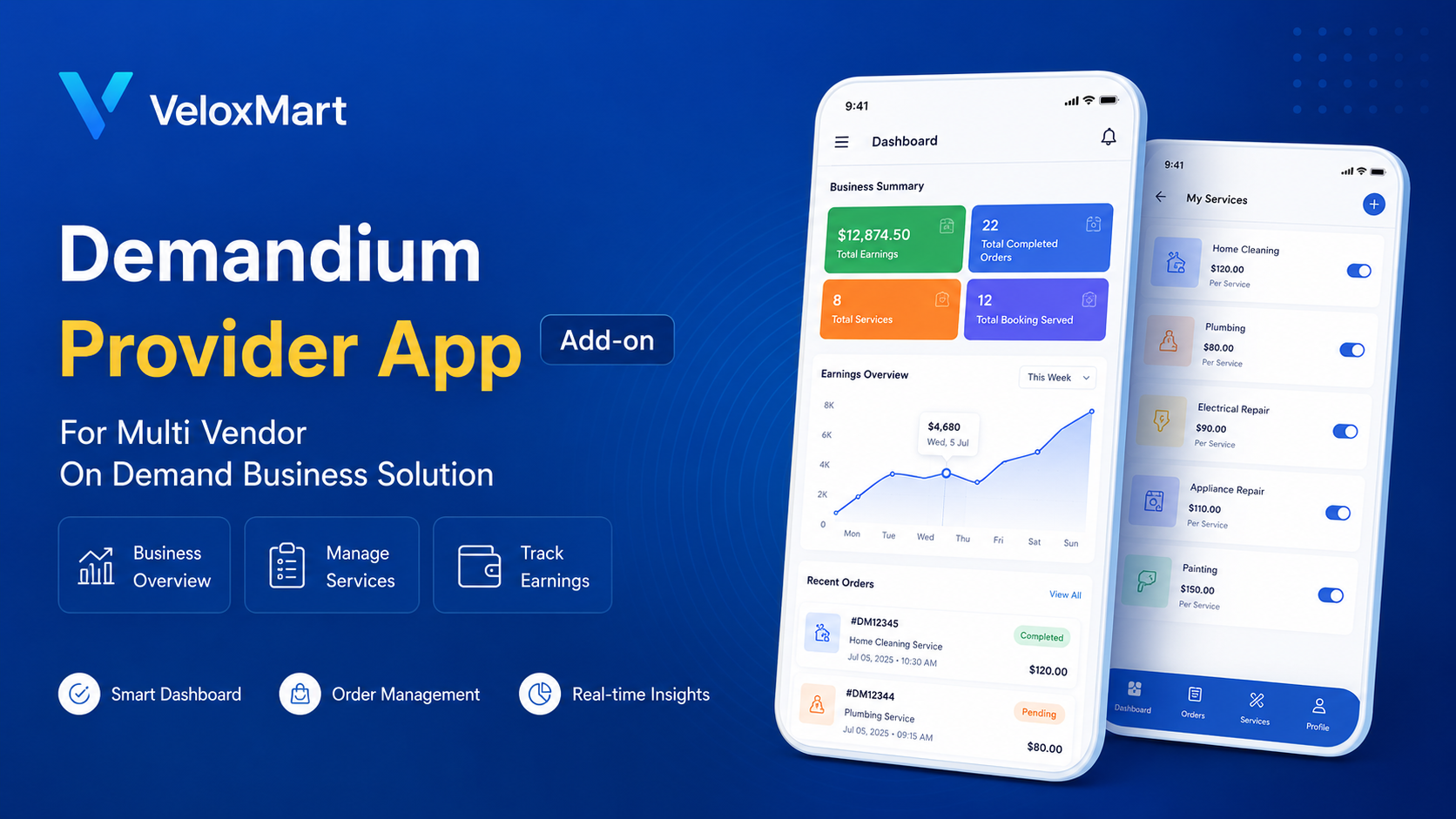 Demandium - Multi-service On-demand Platform