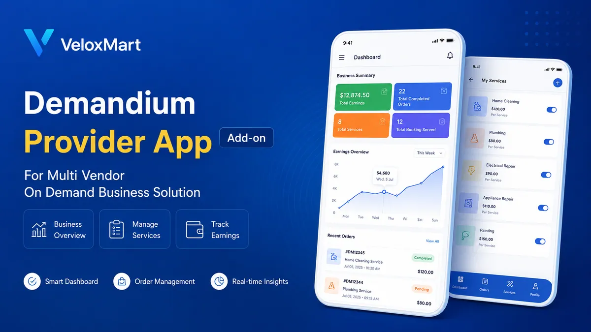 Demandium - Multi-service On-demand Platform