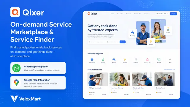 Qixer - On-demand Home Services Platform
