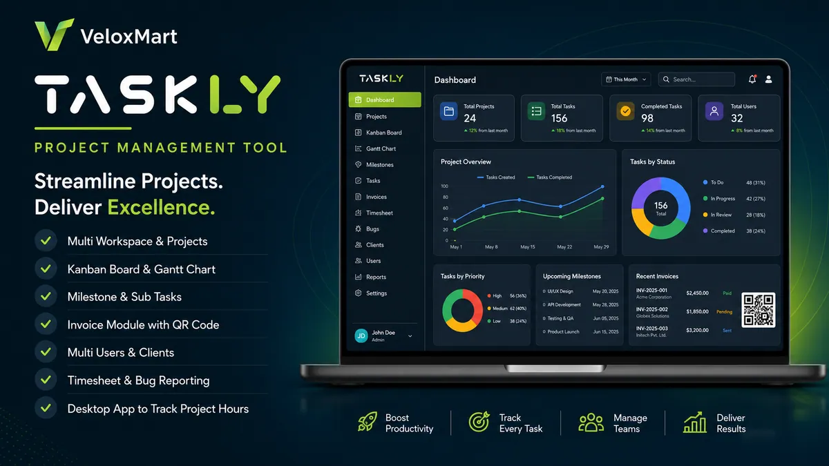 Taskly - Project & Task Management Platform