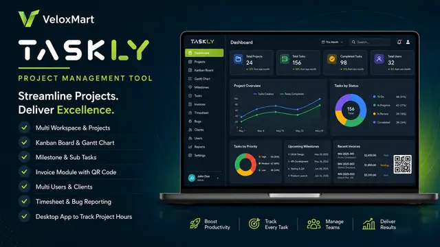 Taskly - Project & Task Management Platform