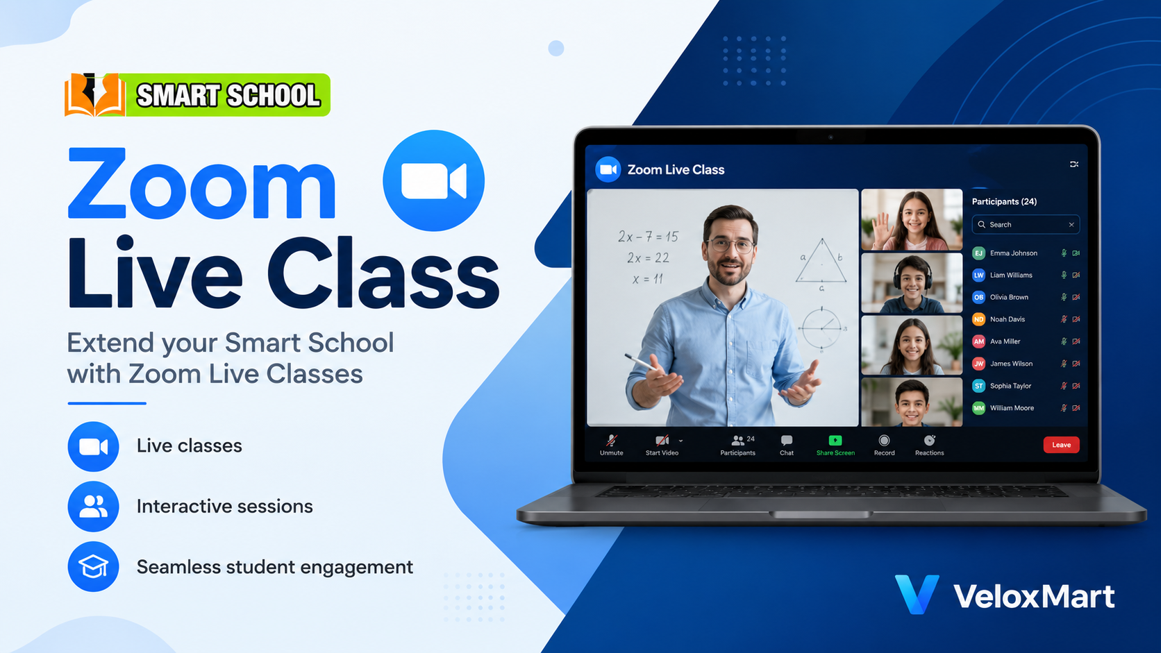 SmartSchool Zoom - Virtual Classroom Addon