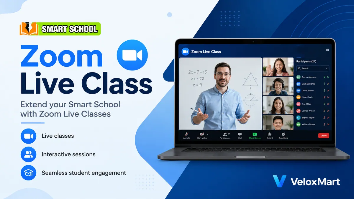 SmartSchool Zoom - Virtual Classroom Addon
