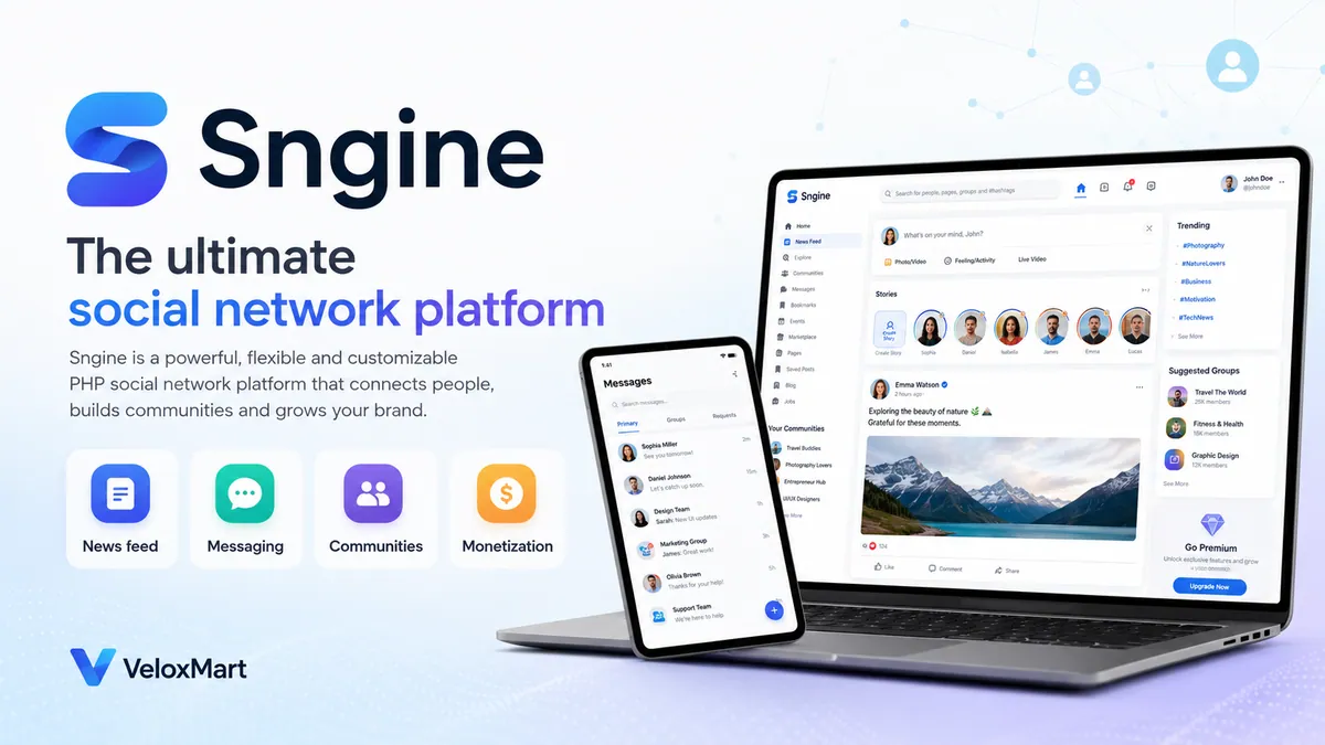 Sngine - Social Network Platform