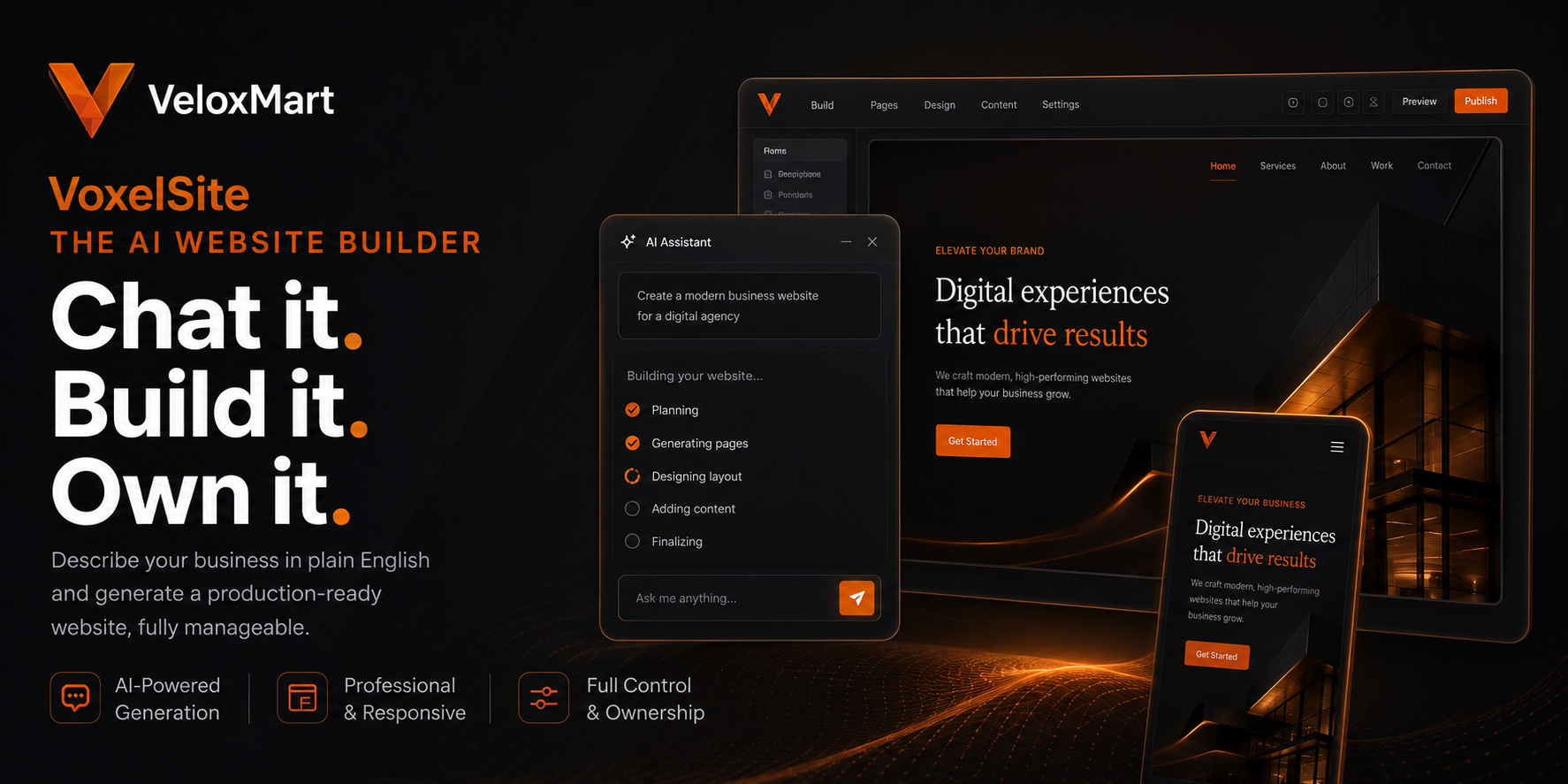 VoxelSite - Website Builder Platform