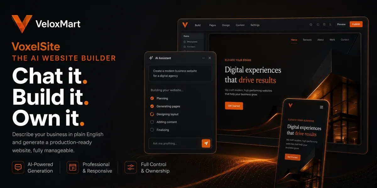VoxelSite - Website Builder Platform