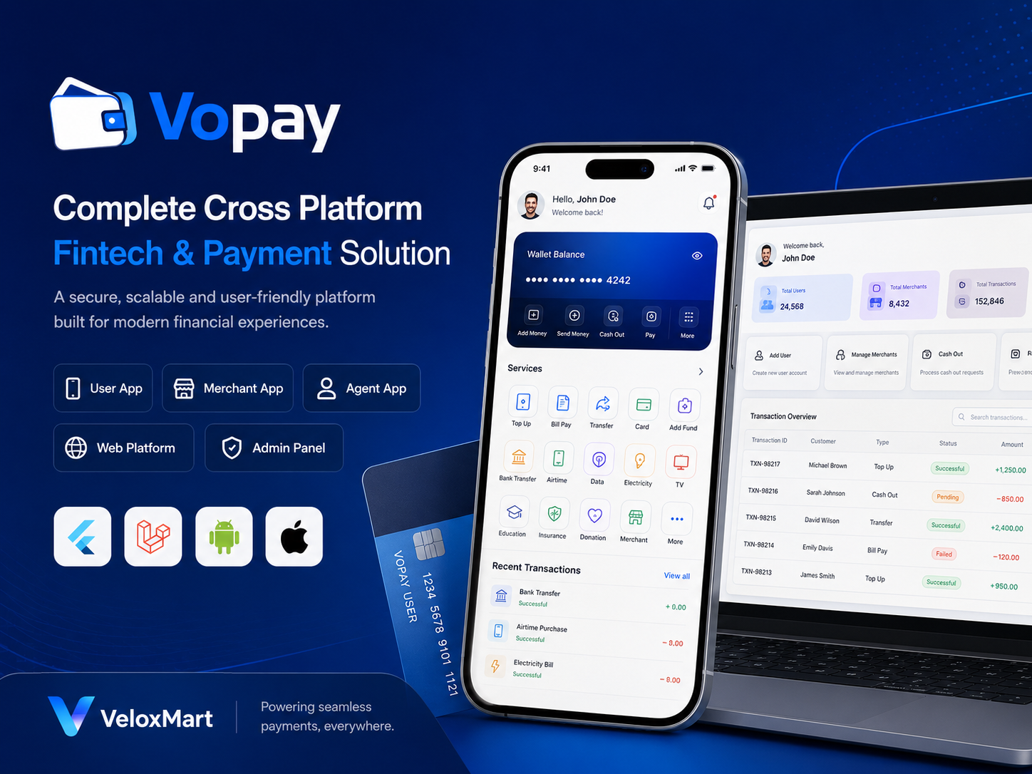 OvoPay - Digital Wallet & Payment App