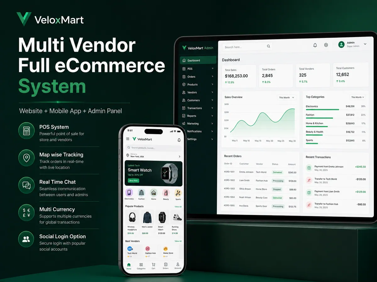 Shopo - Multivendor E-commerce App