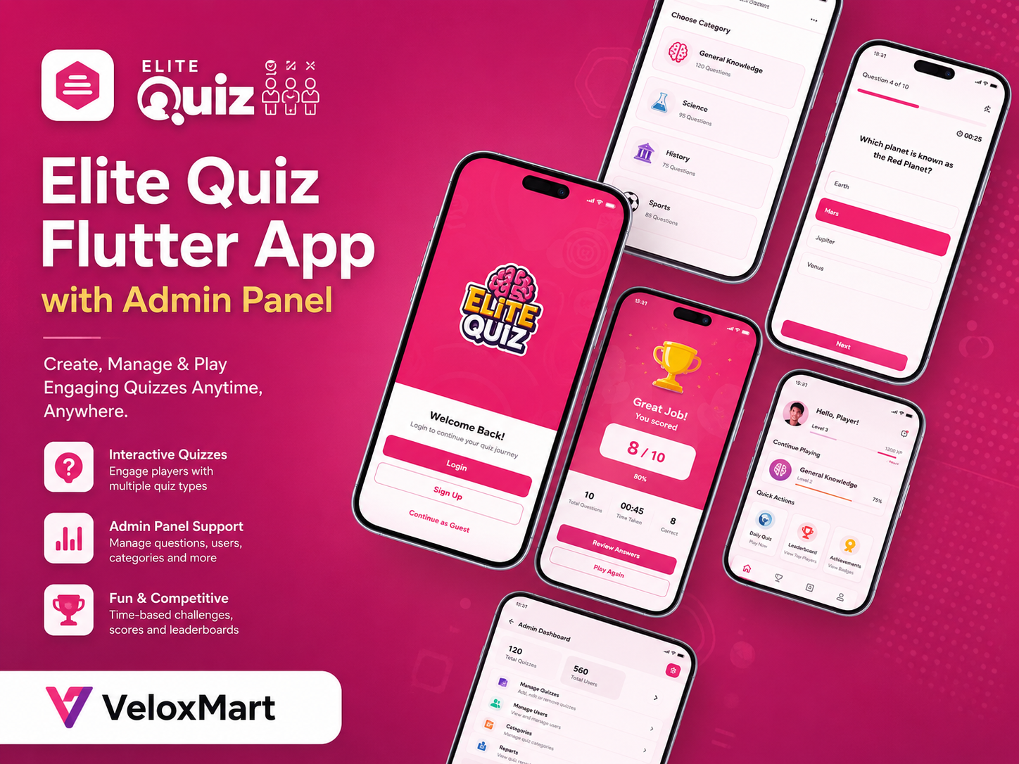 EliteQuiz - Live Quiz & Trivia App