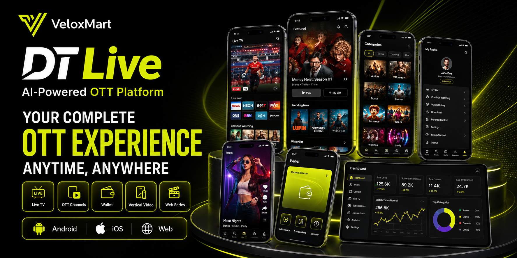 DT Live - Live Streaming App