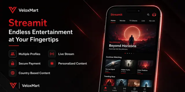 StreamIt - OTT Streaming Mobile App