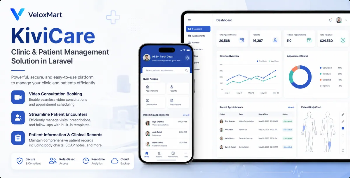 KiviCare - Doctor & Telemedicine App