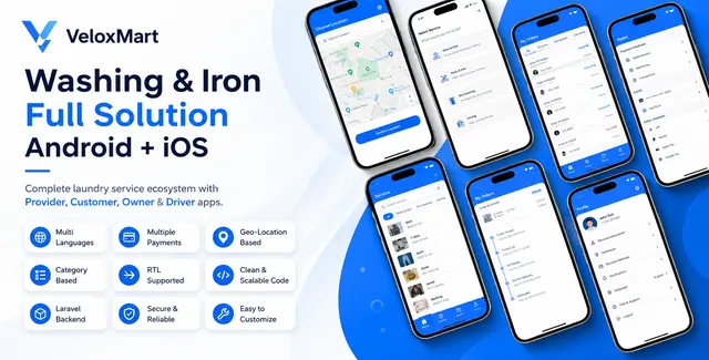 Clothes Washing - Laundry Service App