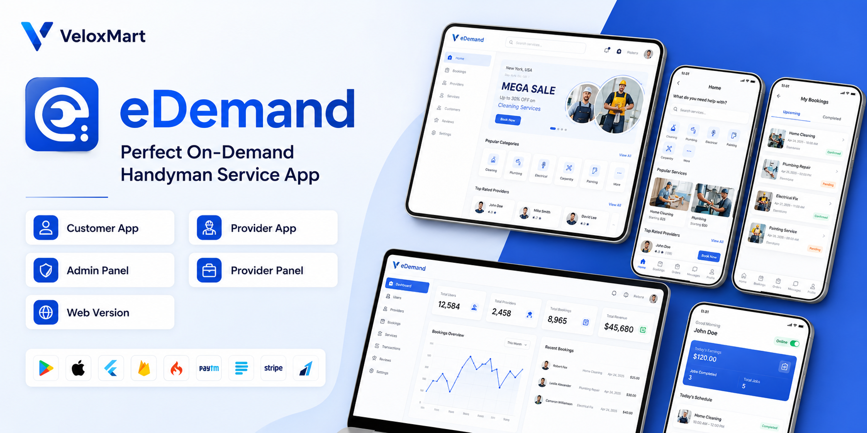 eDemand - On-demand Services App