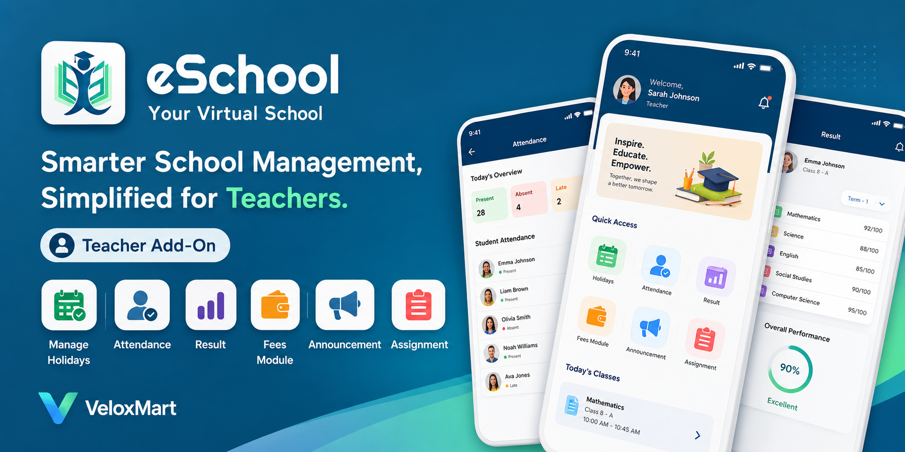 eSchool - Education Management Mobile App