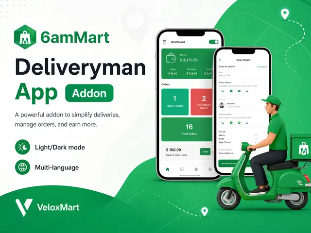 6ammart Delivery Man App